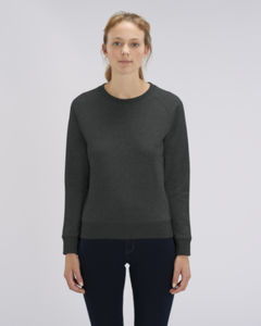 Sweat-shirt col rond iconique femme  | Stella Tripster Dark Heather Grey