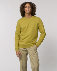 Sweat-shirt col rond iconique unisexe | Changer Heather neppy lemon grass