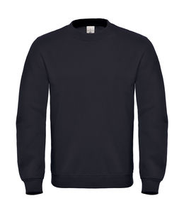 Sweat-shirt col rond publicitaire | ID.002 Cotton Rich Sweat Black