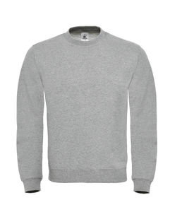 Sweat-shirt col rond publicitaire | ID.002 Cotton Rich Sweat Heather Grey