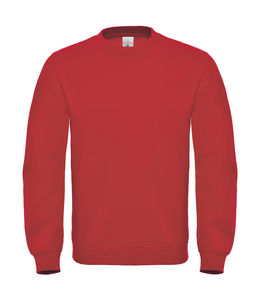 Sweat-shirt col rond publicitaire | ID.002 Cotton Rich Sweat Red