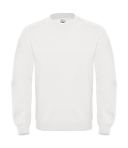 Sweat-shirt col rond publicitaire | ID.002 Cotton Rich Sweat White