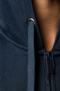 Sweat-shirt personnalisable bio zippé à capuche French Terry unisexe 16