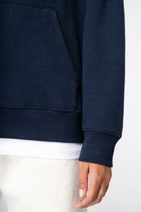 Sweat-shirt personnalisable coton bio à capuche à épaules tombantes molleton gratté unisexe  7