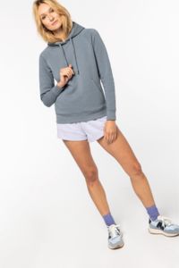 Sweat-shirt personnalisable écoresponsable à capuche raglan femme 14