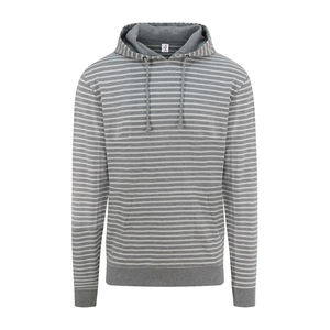 Sweat-shirt publicitaire | Venecia Heather Grey Stripe