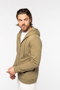 Sweat-shirt personnalisé écoresponsable zippé à capuche unisexe 13