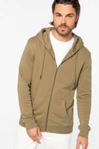 Sweat-shirt personnalisé écoresponsable zippé à capuche unisexe 14