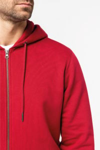 Sweat-shirt personnalisé écoresponsable zippé à capuche unisexe 18