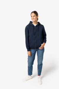 Sweat-shirt personnalisé écoresponsable zippé à capuche unisexe 2