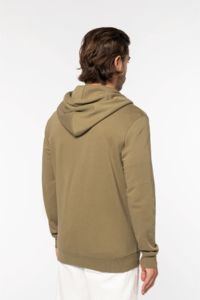 Sweat-shirt personnalisé écoresponsable zippé à capuche unisexe 9