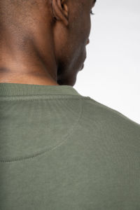 Sweat-shirt personnalisé GOTS à col rond à épaules tombantes molleton gratté unisexe 6