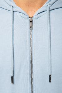 Sweat-shirt publicitaire bio zippé à capuche en modal homme 4