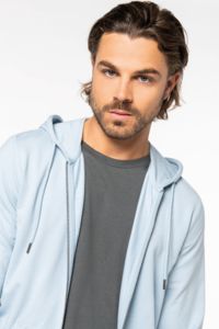 Sweat-shirt publicitaire bio zippé à capuche en modal homme 6