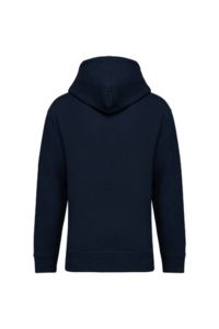 Sweat-shirt publicitaire GOTS à capuche  à épaules tombantes French Terry unisexe  Navy Blue