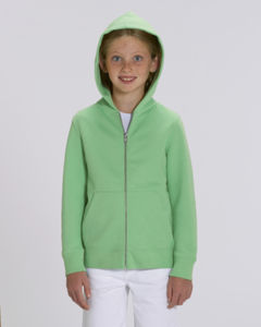 Sweat-shirt zippé capuche iconique enfant | Mini Runner Chameleon Green