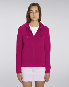 Sweat-shirt zippé capuche iconique femme | Stella Editor Crystal Stone