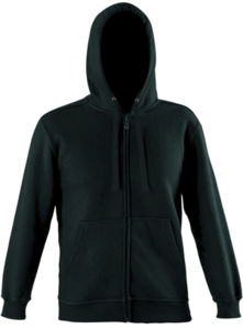 Sweats entreprise ZIP THROUGH HOODED SW260 Black