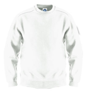 Sweats marketing MANCHES DROITES SW299 White