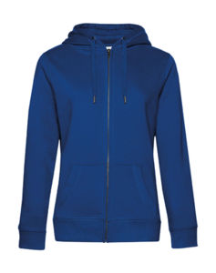 Sweatshirt personnalisé | Queen Zipped Hooded Royal