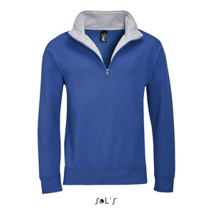 Sweat-shirt publicitaire homme col camionneur (1/4 zip) | Scott Royal