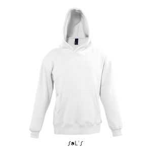 Sweat-shirt publicitaire enfant à capuche | Slam Kids Blanc