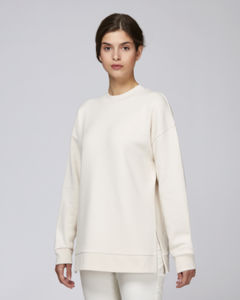 Sweat-shirt long femme  | Stella Achieves Vintage White