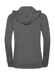 Sweatshirt publicitaire femme manches longues avec capuche | Leziria Grey Marl