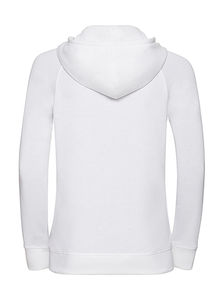 Sweatshirt publicitaire femme manches longues avec capuche | Leziria White