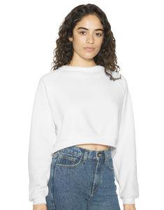 Sweatshirt publicitaire femme manches longues raglan | Harden White