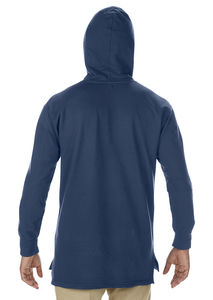 Sweatshirt publicitaire homme manches longues avec capuche | Liesse True Navy