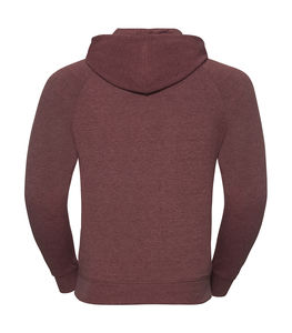 Sweatshirt publicitaire homme manches longues avec capuche | Mateo-Hayward Maroon Marl