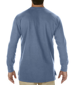 Sweatshirt publicitaire homme manches longues | Saint-Jacques Blue Jean