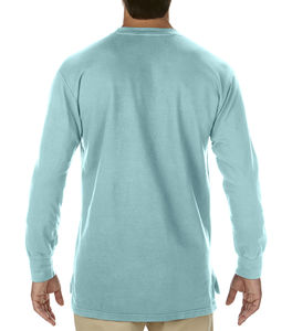 Sweatshirt publicitaire homme manches longues | Saint-Jacques Chalky Mint