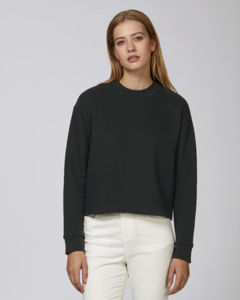 Sweat-shirt court femme | Stella Realizes Black