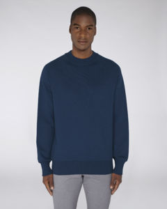 Sweat-shirt col montant homme | Stanley Trusts Black Heather Blue