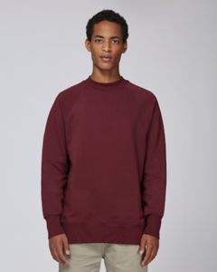 Sweat-shirt col montant homme | Stanley Trusts Burgundy