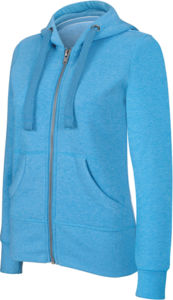 Tyja | Sweatshirt publicitaire Bleu tropical chiné