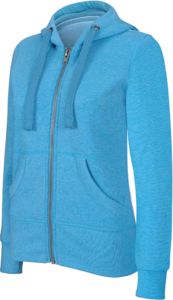 Tyja | Sweatshirt publicitaire Tropical blue heather