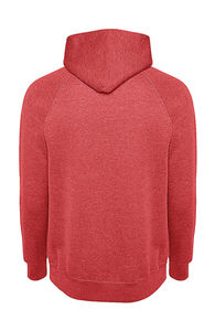 Sweatshirt publicitaire unisexe manches longues avec capuche | Media Hoodie Heather Fire Red