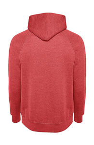 Sweatshirt publicitaire unisexe manches longues avec capuche | Media Hoodie Heather Fire Red