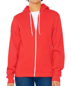 Sweatshirt publicitaire unisexe manches longues avec capuche | Zagarino Red