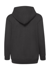 Sweat-shirt enfant zippé à capuche publicitaire | Kids Classic Hooded Sweat Jacket Black