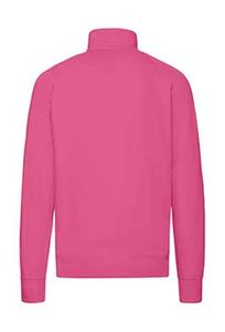 Sweatshirt personnalisé homme manches longues raglan | Lightweight Zip Neck Sweat Fuchsia