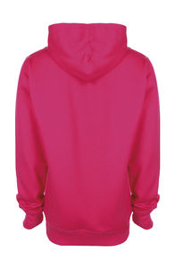 Sweatshirt personnalisé manches longues avec capuche | Tagless Hoodie Fuchsia