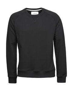 Sweatshirt publicitaire homme manches longues raglan | Jordrup Black