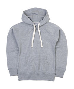 Sweatshirt personnalisé femme manches longues avec capuche | Jones Heather Grey Melange