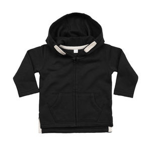 Sweatshirt personnalisé manches longues avec capuche | Flora Black