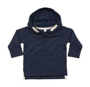 Sweatshirt personnalisé manches longues avec capuche | Flora Nautical Navy