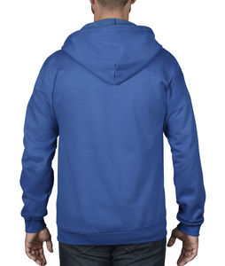 Sweatshirt publicitaire homme manches longues avec capuche | Adult Fashion Full-Zip Hooded Sweat Royal Blue